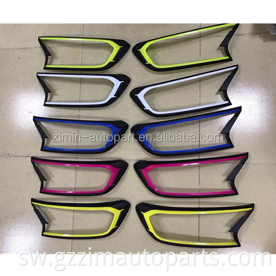 Car Light Accessories Front & Rear Colorful Plastic Cover Used For Ranger